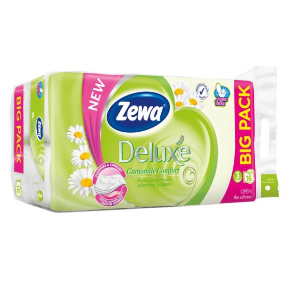 Zewa Deluxe Camomile Comfort 16db/csomag Zewa Deluxe Camomile Comfort 16db/csomag
