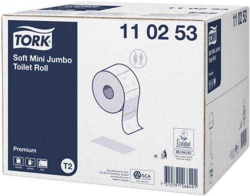 Tork Soft Mini Jumbo toalettpapír Premium T2