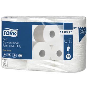 Tork Soft kis tekercses toalettpapír 3 rétegű T4