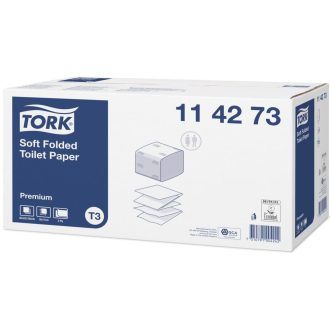 Tork Premium Folded puha toalettpapír T3