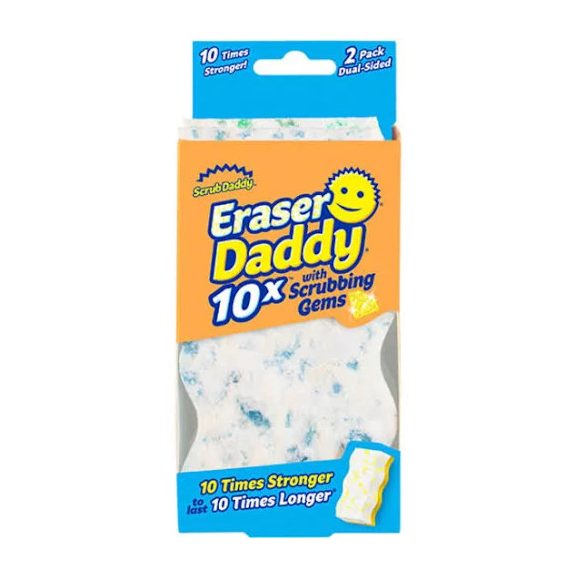 Scrub Daddy Eraser Daddy – Kétoldalas varázsszivacs és mikroradír Scrub Daddy Eraser Daddy – Kétoldalas varázsszivacs és mikroradír