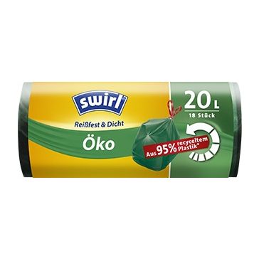 Swirl ÖKO szemeteszsák zárószalagos 20L-es 18db