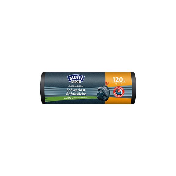 Swirl Extra erős szemeteszsák 120L-es 12db Swirl Extra erős szemeteszsák 120L-es 12db