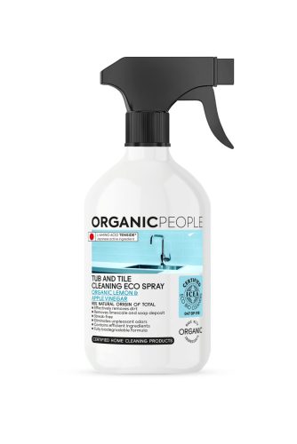 Organic People Öko Kád- és csempetisztító spray bio citrommal és almaecettel 500ml