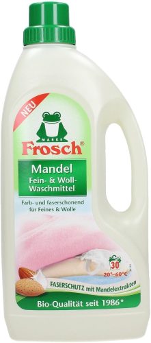 Frosch Folyékony mosószer finom textiliához - Mandula 1,5l