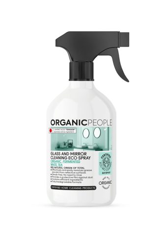 Organic People Öko Ablak- és tükörtisztító spray bio fermentált fehér teával 500ml