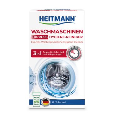 HEITMANN EXPRESSZ higiéniás mosógéptisztító por 250g 