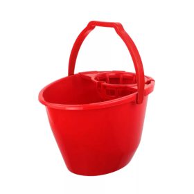 Bonus felmosóvödör csavarókosárral Piros 11l