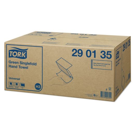 Tork Singlefold zöld kéztörlő Universal H3