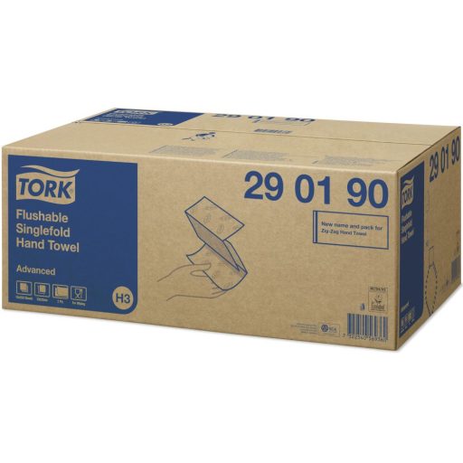 Tork toalettbe dobható singlefold kéztörlő H3
