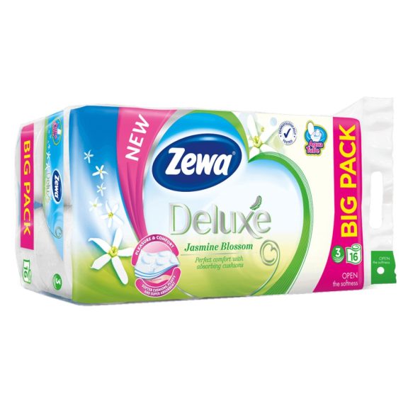 Zewa Deluxe Jasmine Blossom 16db/csomag Zewa Deluxe Jasmine Blossom 16db/csomag