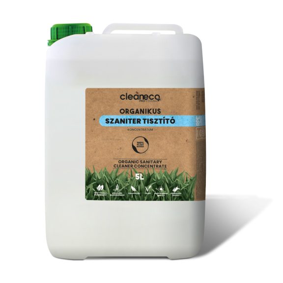 Cleaneco Organikus Szaniter Tisztító koncentrátum 5l Cleaneco Organikus Szaniter Tisztító koncentrátum 5l