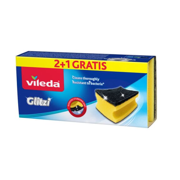 Vileda Glitzi Kristály súrolószivacs 2db Vileda Glitzi Kristály súrolószivacs 2db