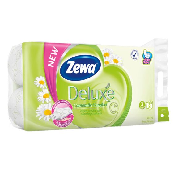 Zewa Deluxe Camomile Comfort 8db/csomag Zewa Deluxe Camomile Comfort 8db/csomag