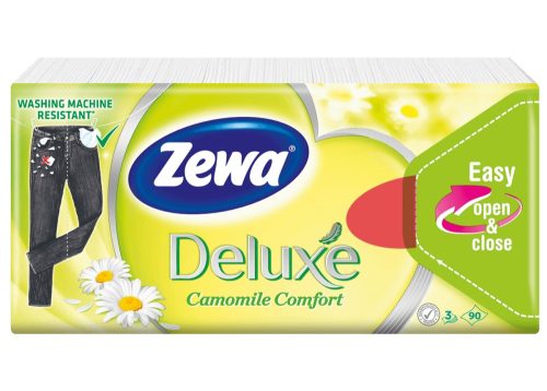 Zewa Deluxe Camomile papírzsebkendő 90db