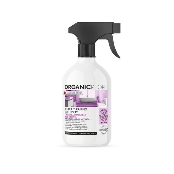 Organic People Öko WC tisztító spray bio rebarbarával és vadsóskával 500ml Organic People Öko WC tisztító spray bio rebarbarával és vadsóskával 500ml