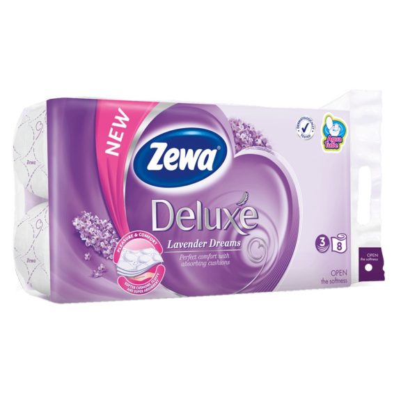 Zewa Deluxe Lavender Dreams 8db/csomag Zewa Deluxe Lavender Dreams 8db/csomag