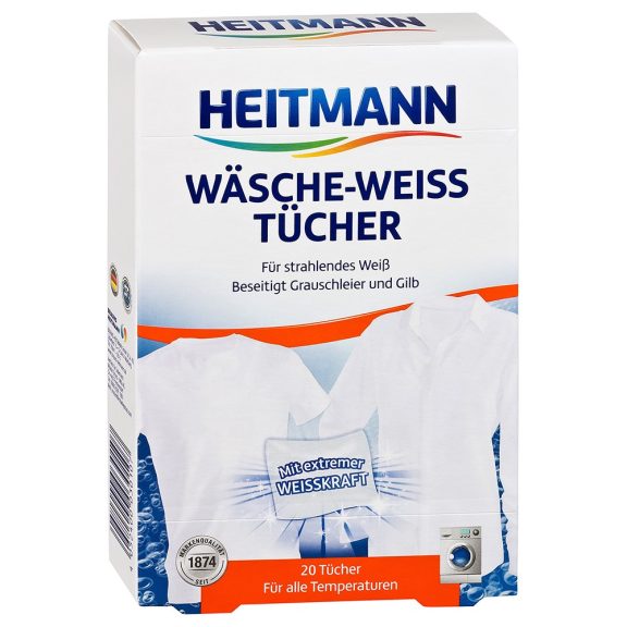 HEITMANN fehérítő kendő 20db HEITMANN fehérítő kendő 20db