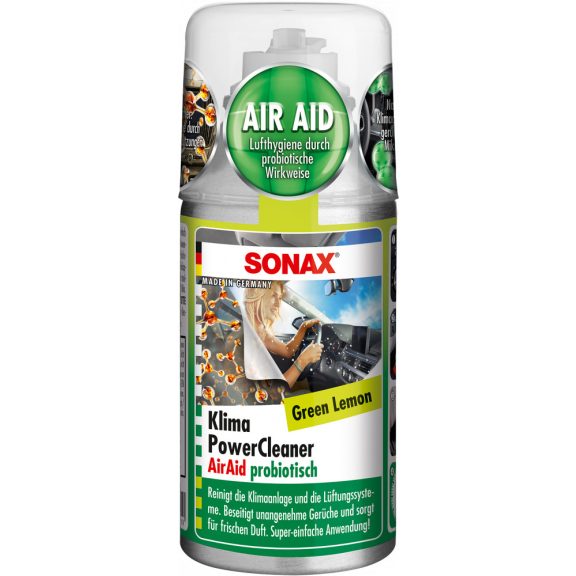 Sonax Klímatisztító spray - Green-Lemon 100ml Sonax Klímatisztító spray - Green-Lemon 100ml