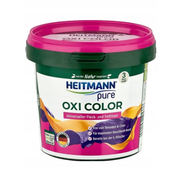 HEITMANN univerzális folteltávolító por - Oxi Color HEITMANN univerzális folteltávolító por - Oxi Color
