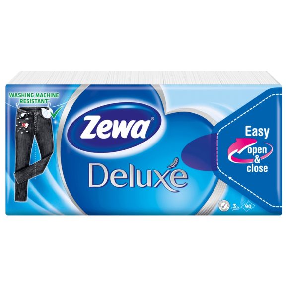 Zewa Deluxe papírzsebkendő 90db Zewa Deluxe papírzsebkendő 90db