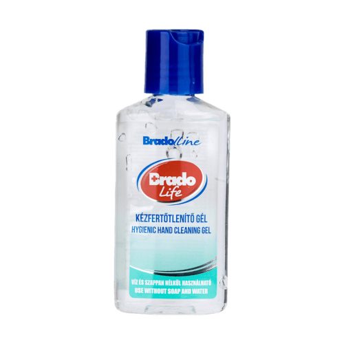 BradoLife kézfertőtlenítő gél - illatmentes 50ml