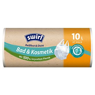 Swirl Antibakteriális szemeteszsák 10L-es 37db
