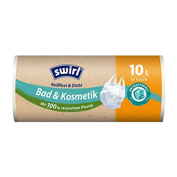 Swirl Antibakteriális szemeteszsák 10L-es 37db