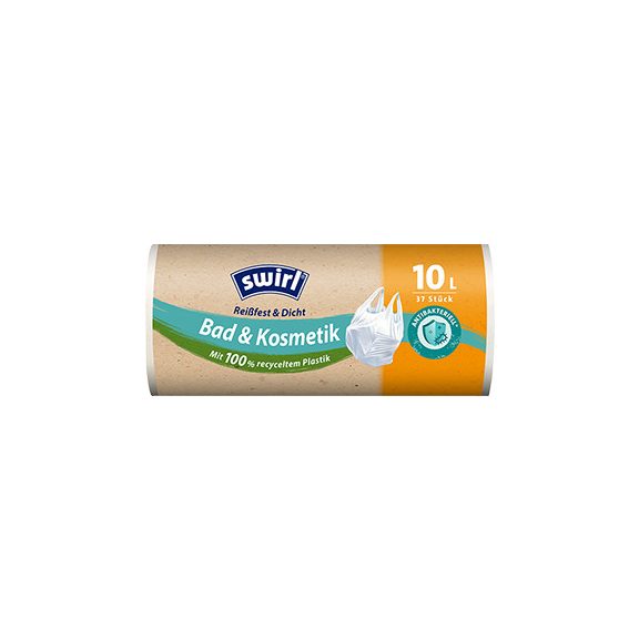 Swirl Antibakteriális szemeteszsák 10L-es 37db Swirl Antibakteriális szemeteszsák 10L-es 37db
