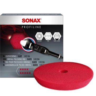 Sonax Excentrikus Polírozó Szivacs Kemény 143 (piros)
