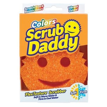   Scrub Daddy Colors – Multifunkcionális súrolószivacs (Narancssárga)