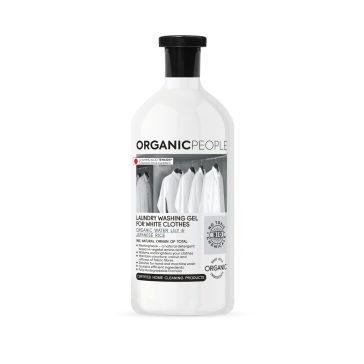   Organic People Öko Mosógél fehér ruhákhoz bio vízililiommal és japán rizzsel 1l