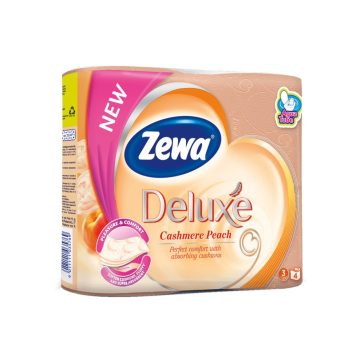 Zewa Deluxe Cashmere Peach 4db/csomag