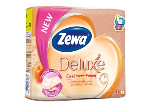 Zewa Deluxe Cashmere Peach 4db/csomag