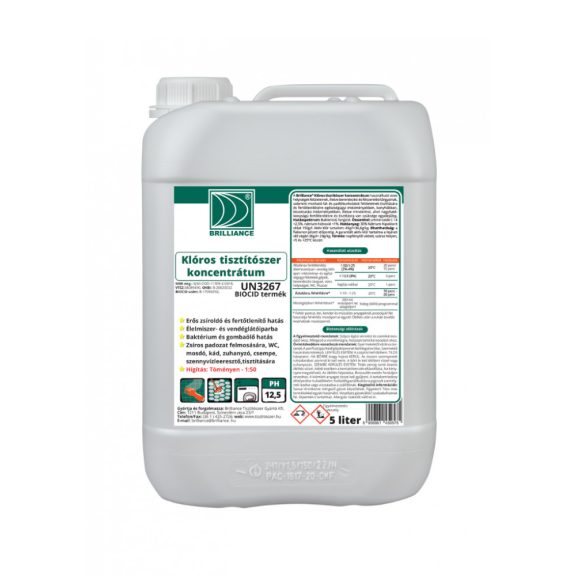 Brilliance® Klóros tisztítószer koncentrátum 5l Brilliance® Klóros tisztítószer koncentrátum 5l
