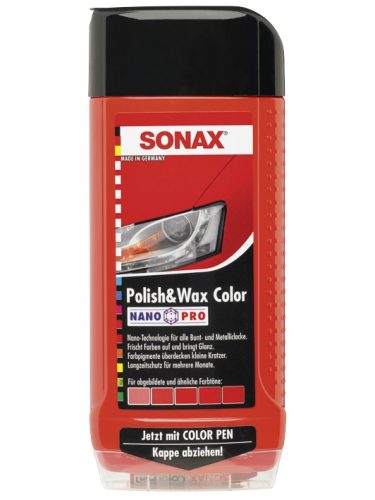 Sonax Polír és Wax  Nanopro - Piros