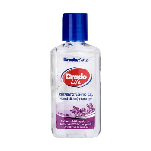 BradoLife kézfertőtlenítő gél - Levendula 50ml