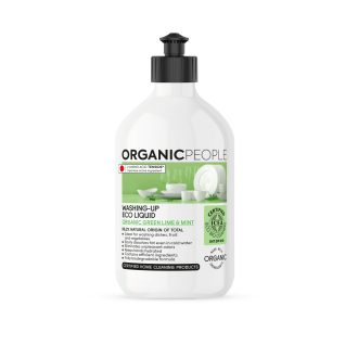   Organic People Öko Mosogatószer bio zöld lime-mal és mentával 500ml