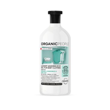   Organic People Öko Szenzitív Mosógél babaruhákhoz bio kamillával és mosódióval 1l